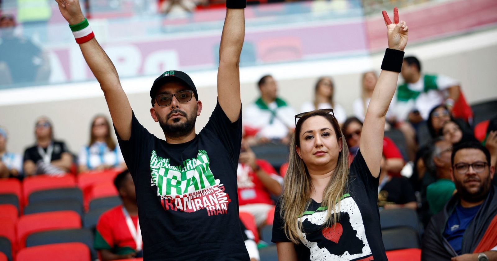 Protestas en el Irán vs. Gales