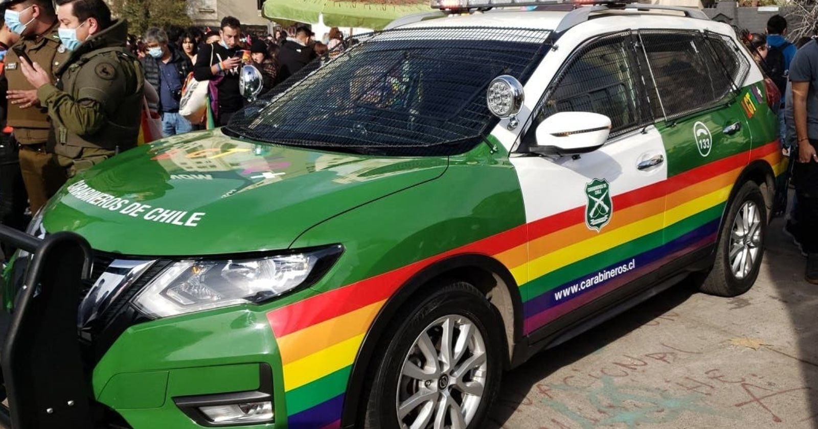 Carabinero Marcha Orgullo 2022