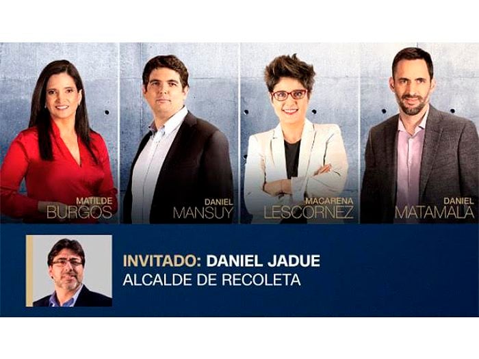 Daniel Jadue será el entrevistado de Tolerancia Cero de este domingo