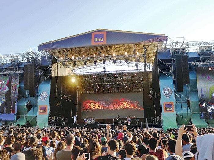 El agua y el bloqueador son fijos en el Lollapalooza Chile 2019