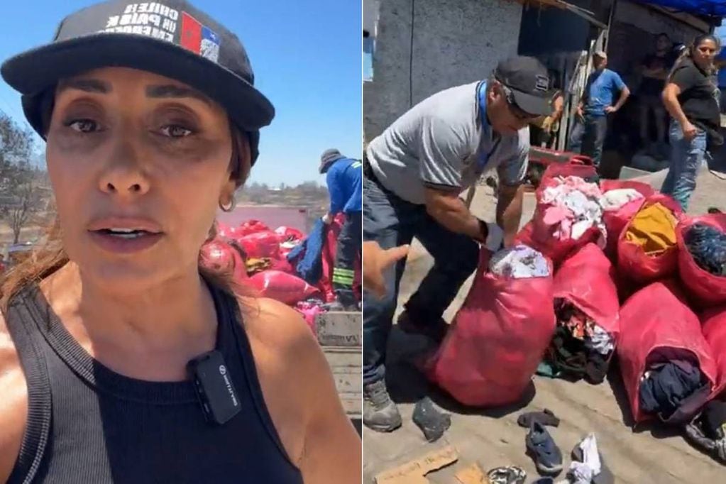 Carmen Gloria Arroyo se enojó por el tipo de ayuda que ha llegado a las zonas afectadas por los incendios.