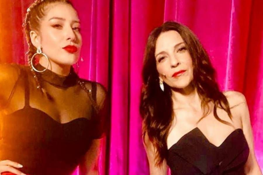 El "reto" de María José Quintanilla que sorprendió a Karla Constant en plena "grabación"