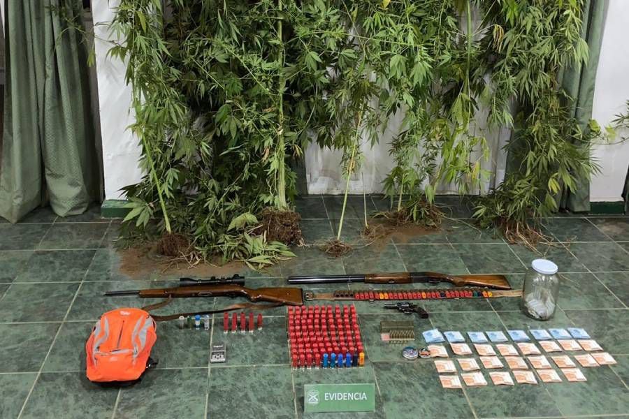 Detienen a sujeto que disparó en Pitrufquén: incautaron armas, municiones y droga