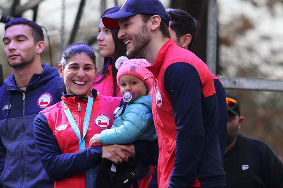 Hasta la hija de la Pepa Moya llegó al carrete del Team Chile