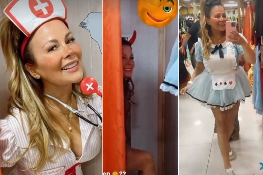 De enfermera a "diablita": Cathy Barriga sorprende al lucir coquetos disfraces de Halloween