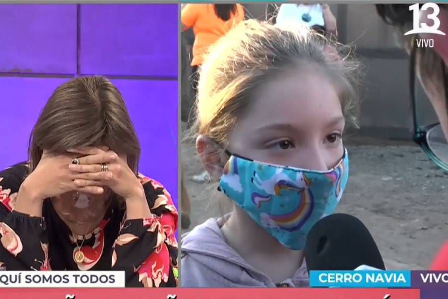 "Es imposible...": el especial deseo de una niña que quebró en vivo a panel de Aquí Somos Todos