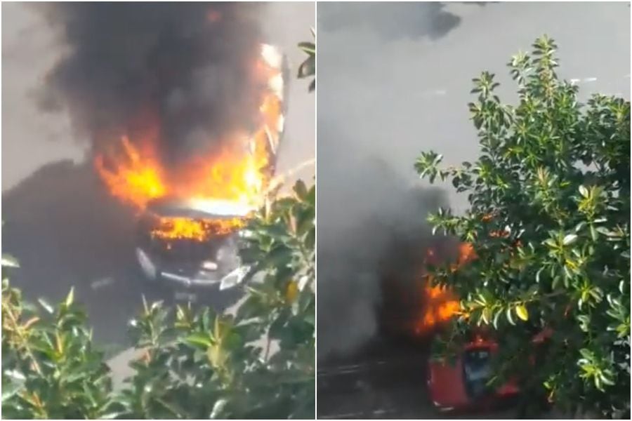 Pánico en Buenos Aires: taxi a gas explotó en plena calle