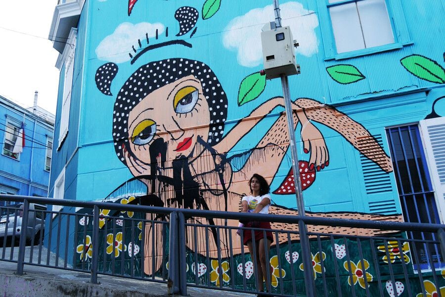 Polémico mural de Mon Laferte fue nuevamente vandalizado