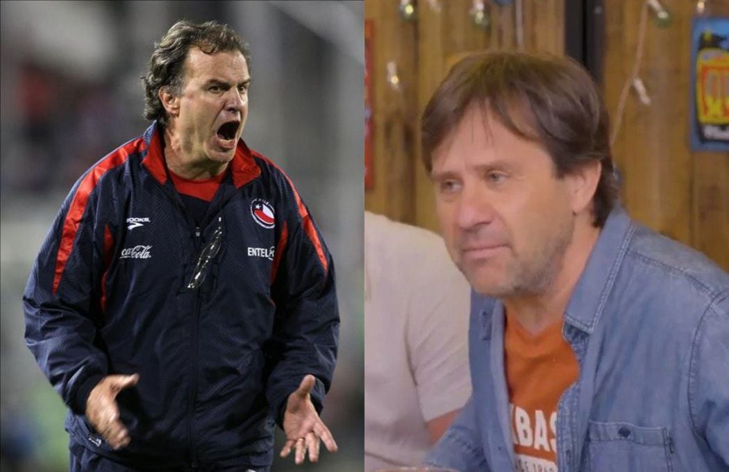 Marcelo Bielsa y Rodrigo Bastidas