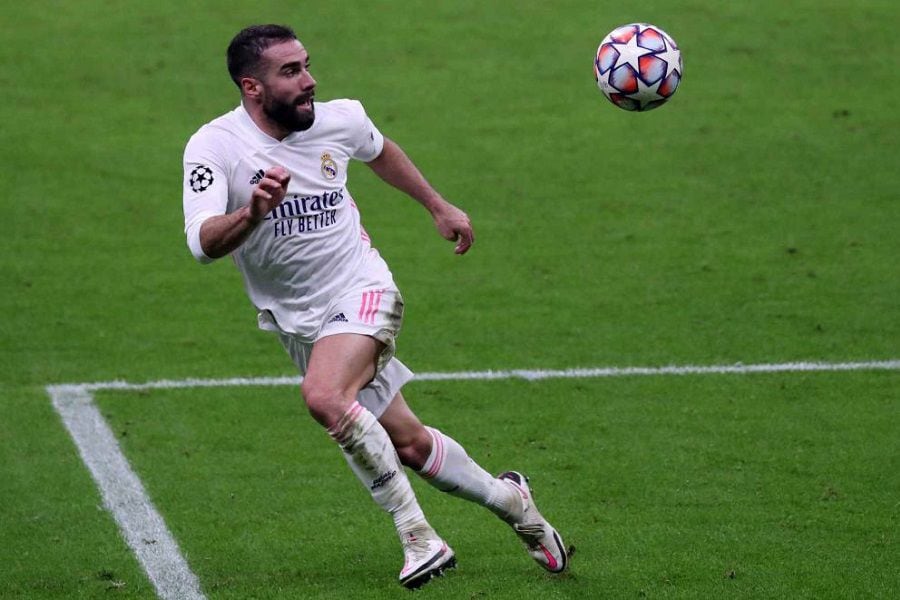 Dani Carvajal entrenó con el equipo y podría ser opción ante el Barcelona