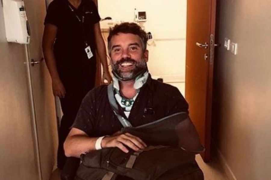 "Cuando hay mucho taco...": Diego Muñoz reveló la secuela que le dejó el violento accidente en moto