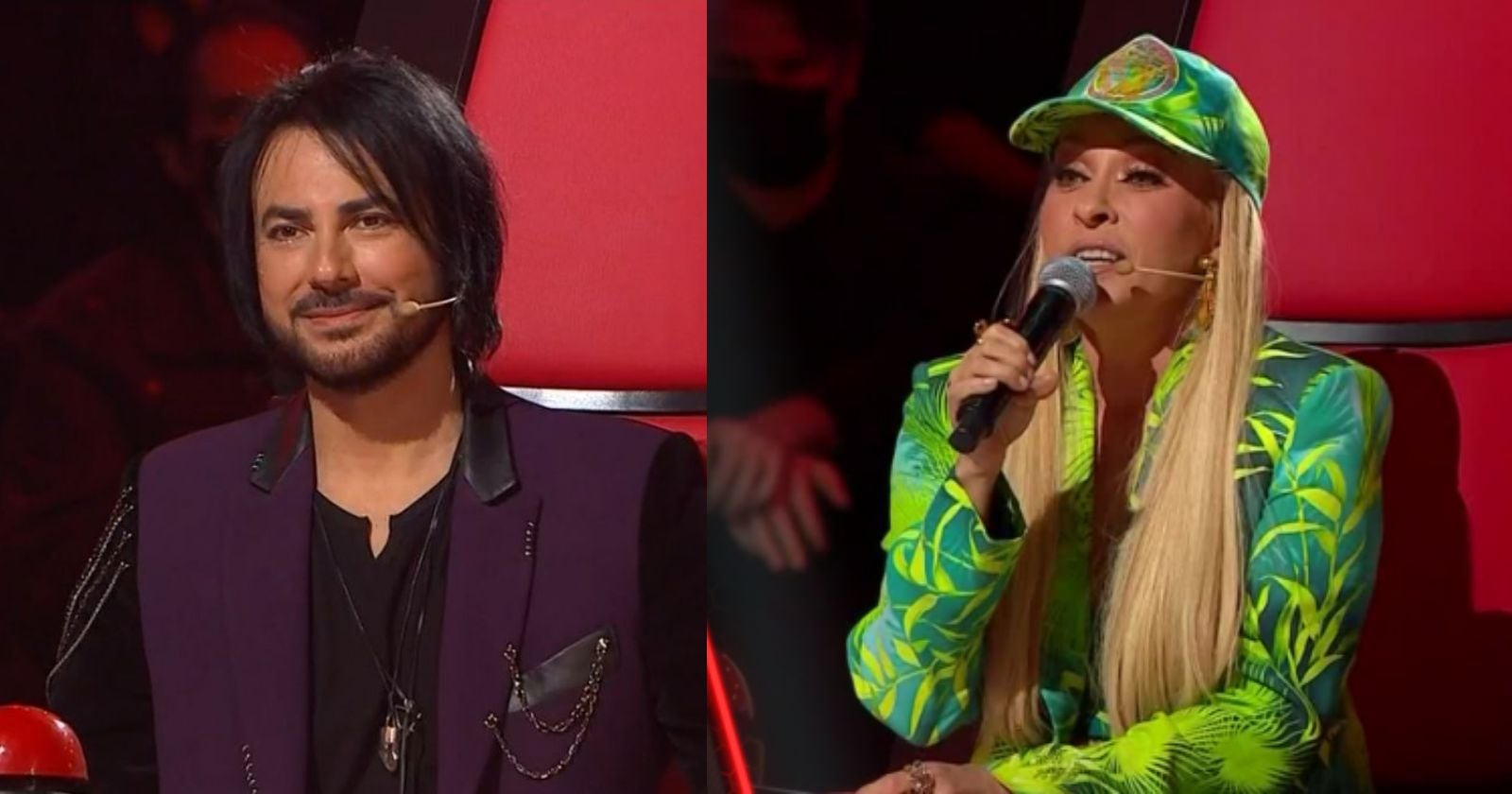 beto cuevas y yuri en the voice