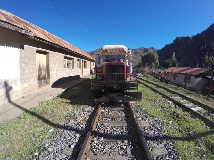 Paseando con La Cuarta: reviven el ferrocarril transandino