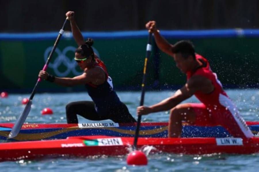 ¡Por medio segundo! María José Mailliard estuvo a un paso llegar a la final de canotaje