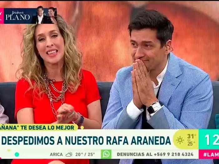 "No me abandones": la frase que hizo llorar a Rafael Araneda en su despedida de CHV