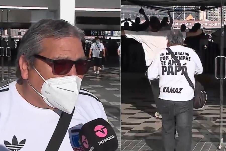 "Hay que alentar hasta el final": hincha de Colo Colo se hace viral con frustrada "retirada" del Monumental