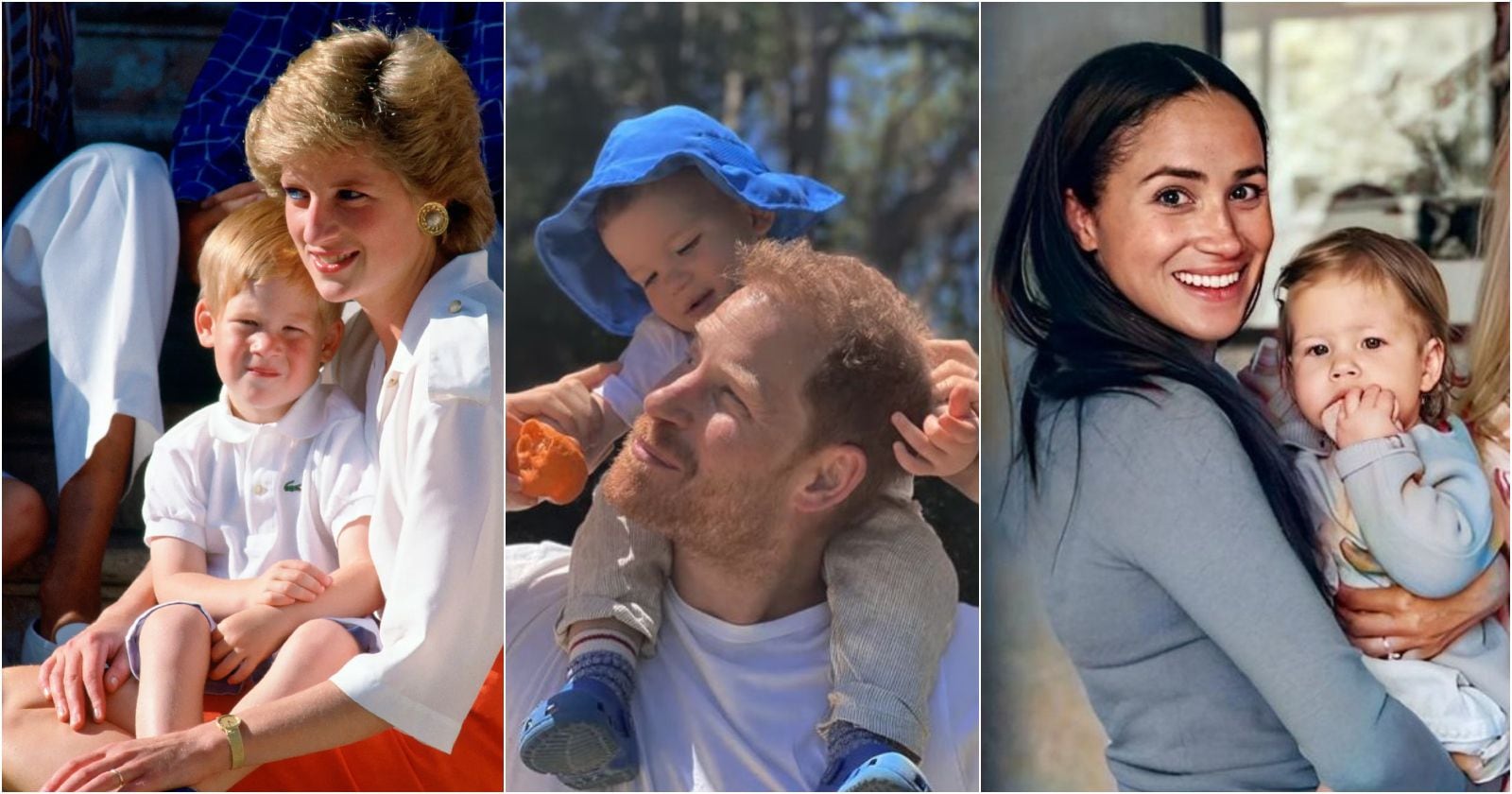 Diana y Harry. Archie y Harry. Meghan y Lilibet.