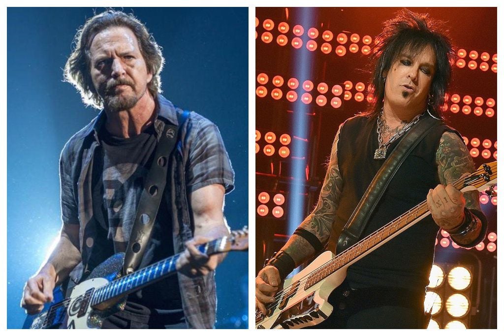 Eddie Vedder y Nikki Sixx