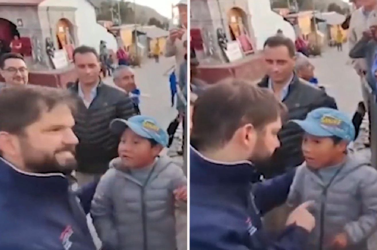 Niño sorprende a Boric con pregunta sobre carabineros asesinados