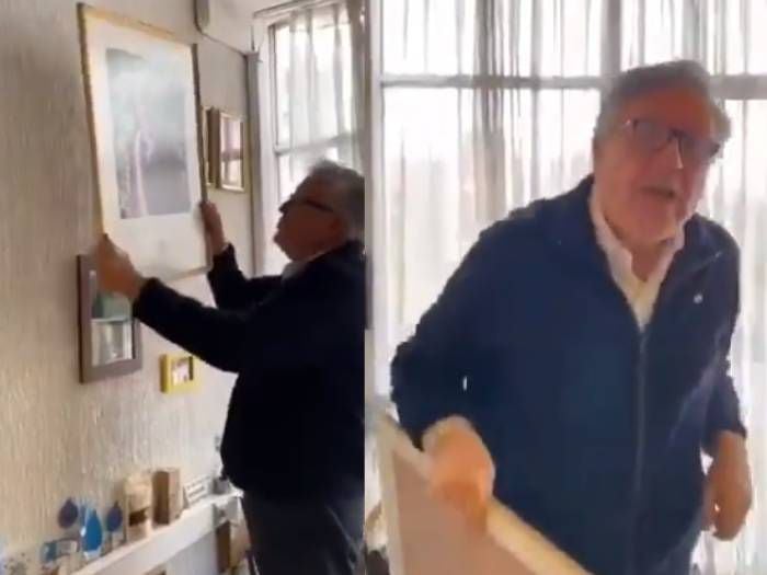 ¡Alcalde saca foto de Piñera de su oficina!