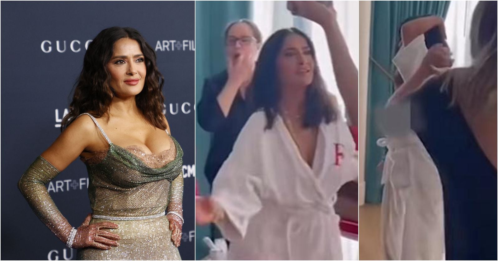 Salma Hayek vía Instagram