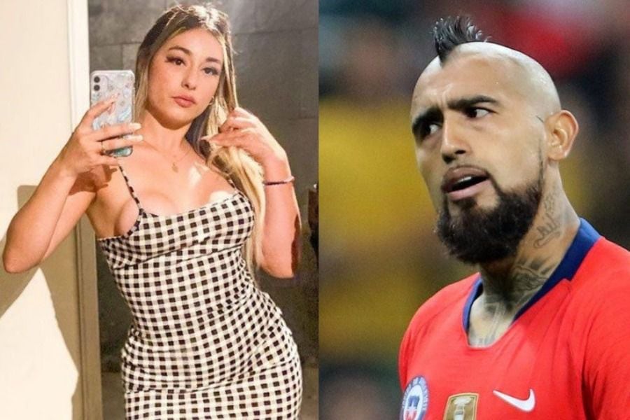 Contó la firme: Chiquilla con la que vinculan a Arturo Vidal se hizo un PCR y publicó su resultado