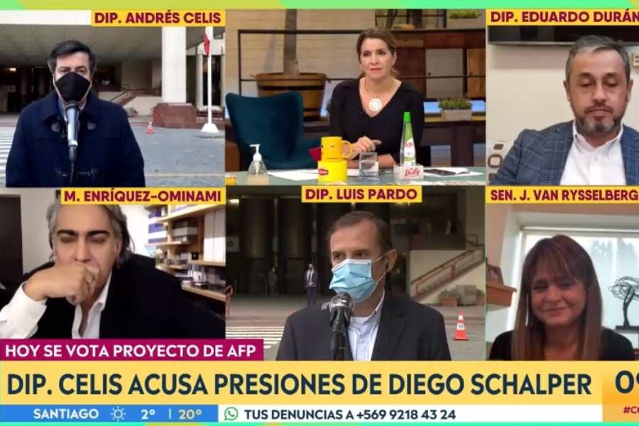 "Encuentro rasca andar escuchando...": el cruce entre Van Rysselberghe y Celis por acusación a Schalper