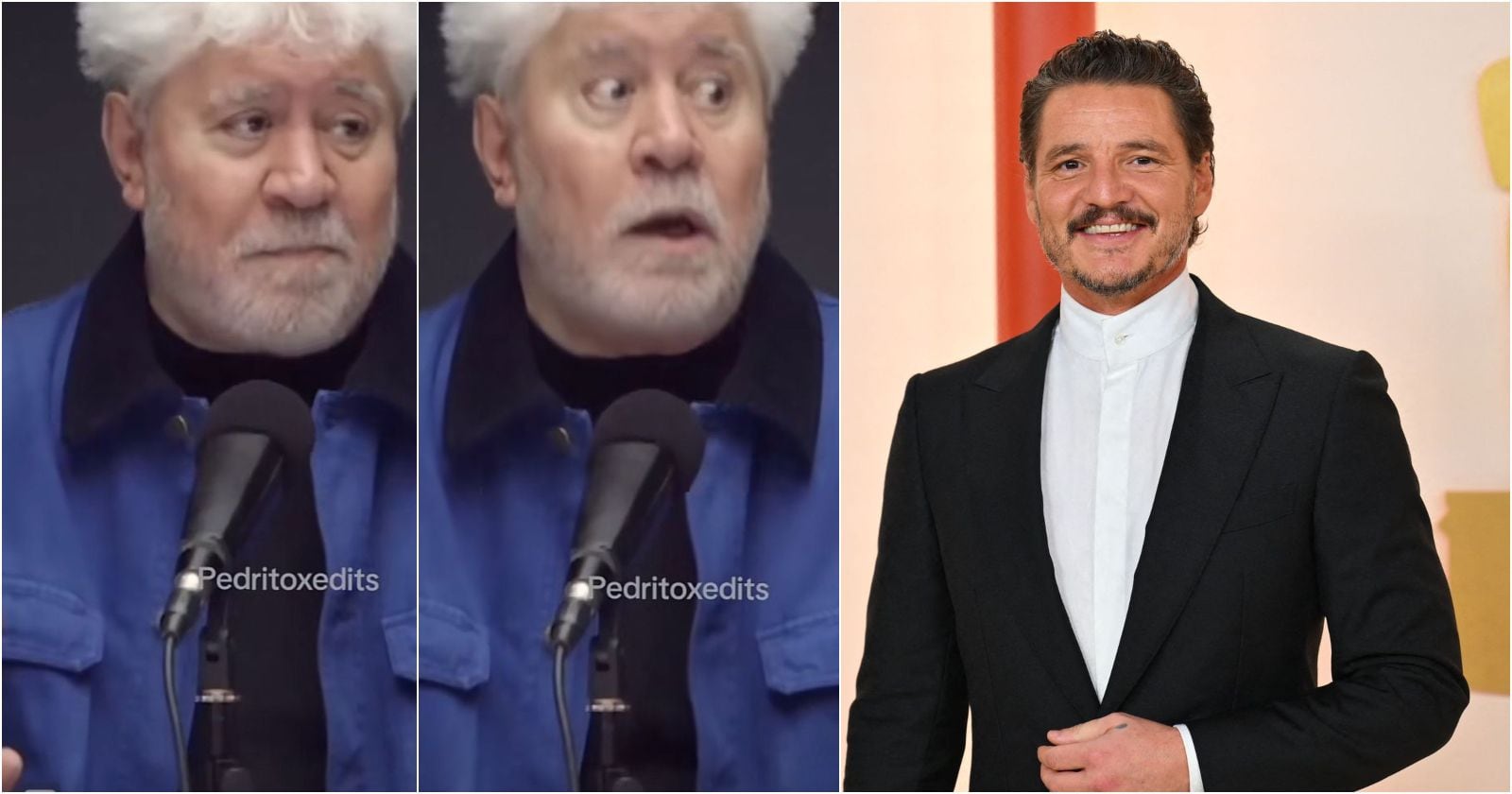 Pedro Almodóvar y Pedro Pascal