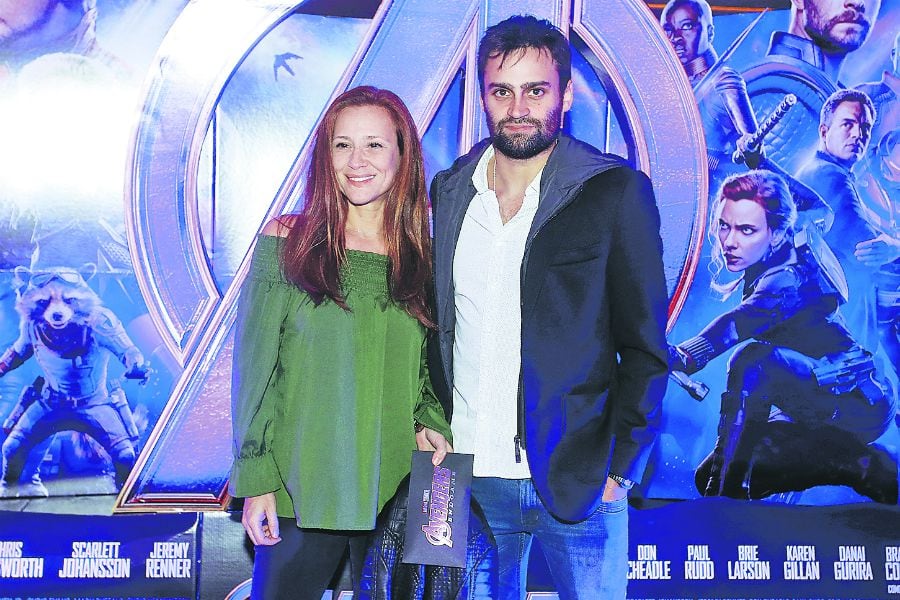 Sigrid y Pancho tuvieron cita en Premiere de Avengers Endgame