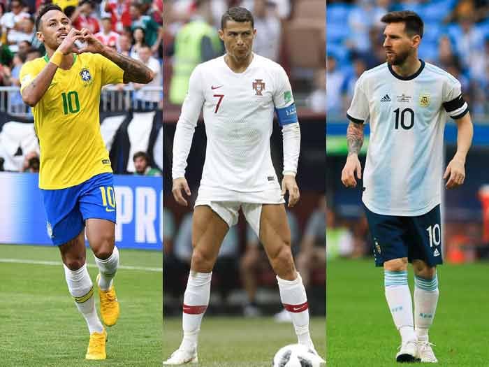 Messi, Cristiano Ronaldo y Neymar entre las 10 celebridades mejor pagadas