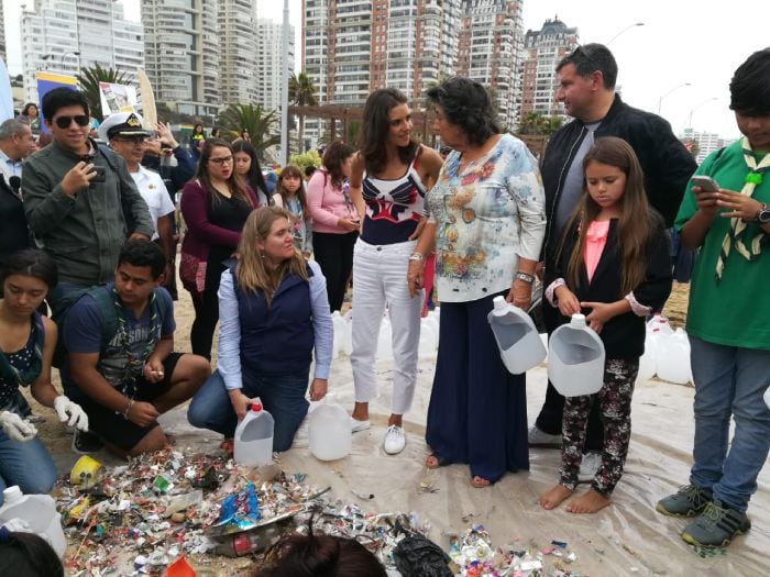 #BasuraChallenge: el reto que encabeza María Luisa Godoy en Viña del Mar