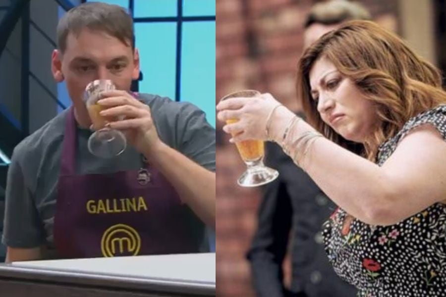 "¡Qué mier...!": el "horrible" jugo de Rodrigo 'Gallina' que sorprendió a Fernanda Fuentes