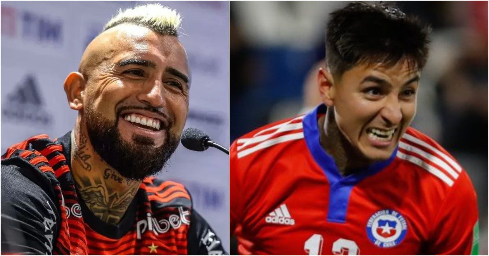 Arturo Vidal y Erick Pulgar