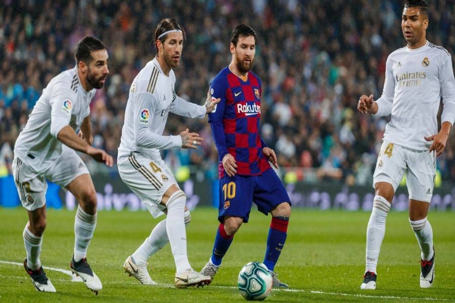 El clásico entre Barcelona y Real Madrid remece la liga española