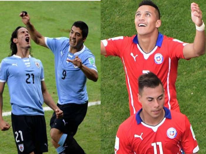 Cavani-Suárez vs Vargas-Alexis: ¿qué pareja será más letal?