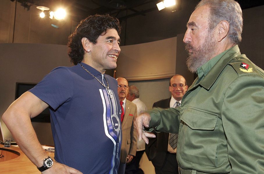 Fidel Castro,Diego Maradona