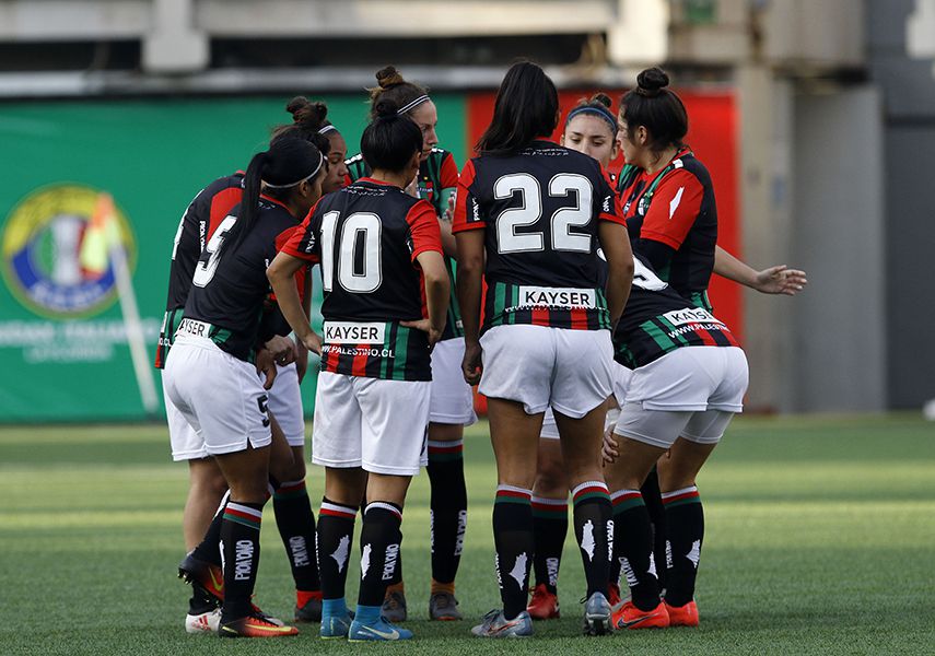 Palestino vs Colo Colo, futbol femenino 


