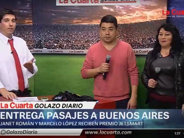 Golazo Diario premió a sus seguidores con pasajes a Buenos Aires