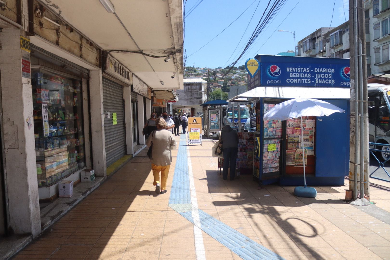 TALCAHUANO: Comercio abierto tras primer dia de Cuarentena Total.