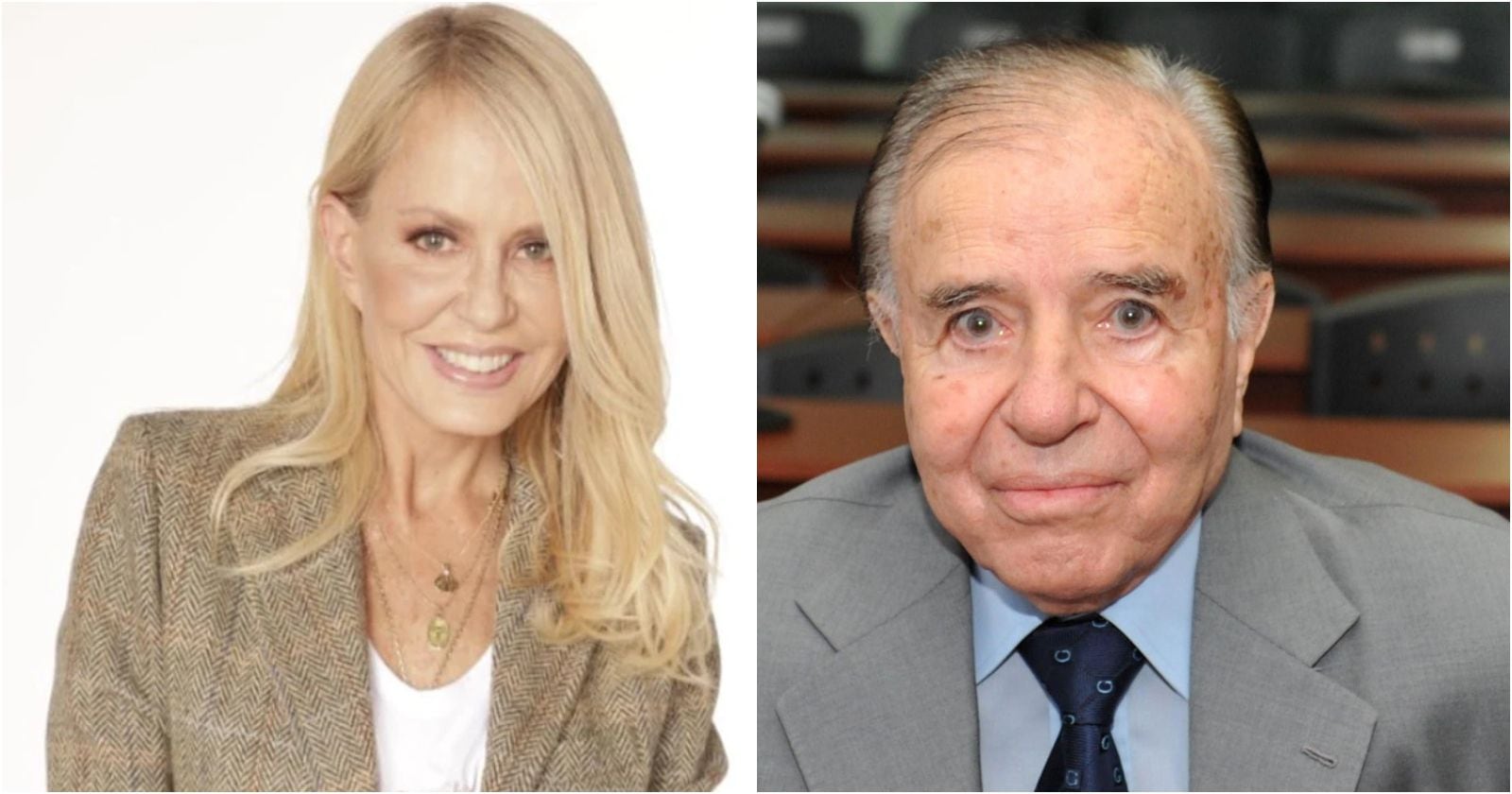 Cecilia Bolocco - Carlos Menem