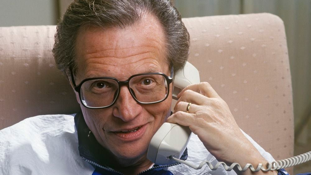 Talk Show Host Larry King Portrait Session