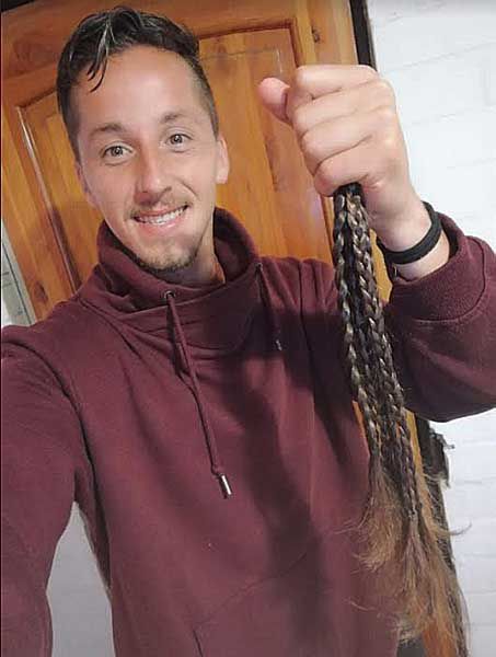 Capitán de Trasandino donó su pelo a un niño con cáncer