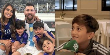 Hijo mayor de Messi dio su primera entrevista como futbolista y contó qué camiseta sueña defender