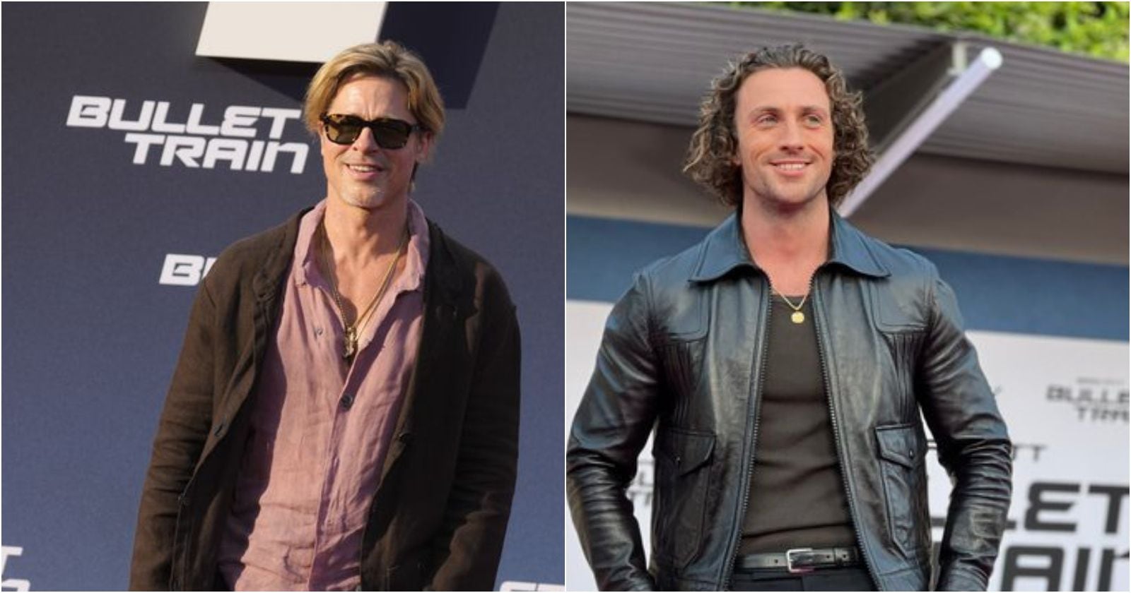 Brad Pitt y Aaron Taylor-Johnson