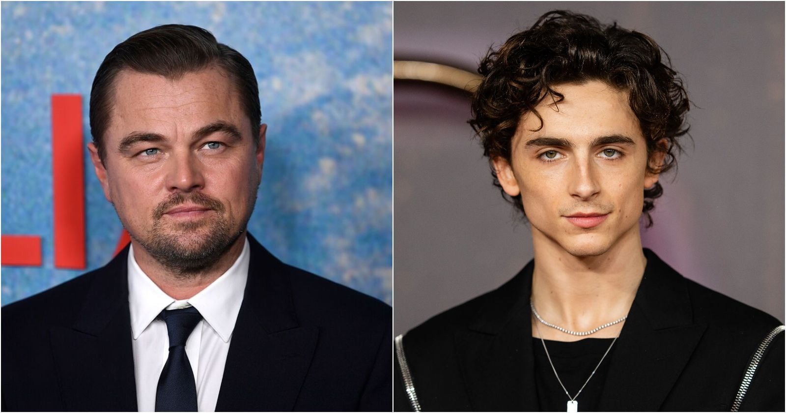 Leonardo DiCaprio y Timothée Chalamet