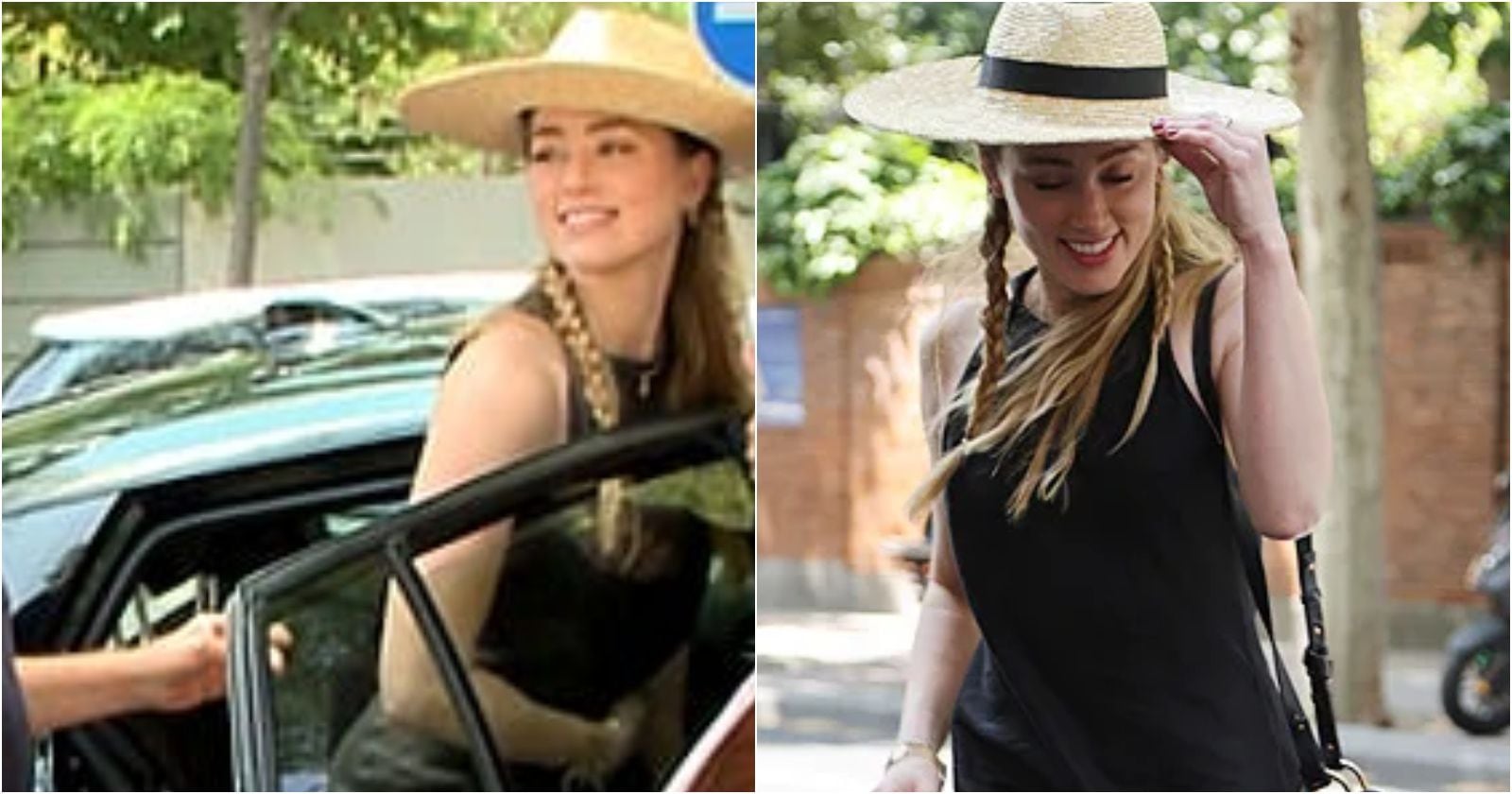 Amber Heard en España.