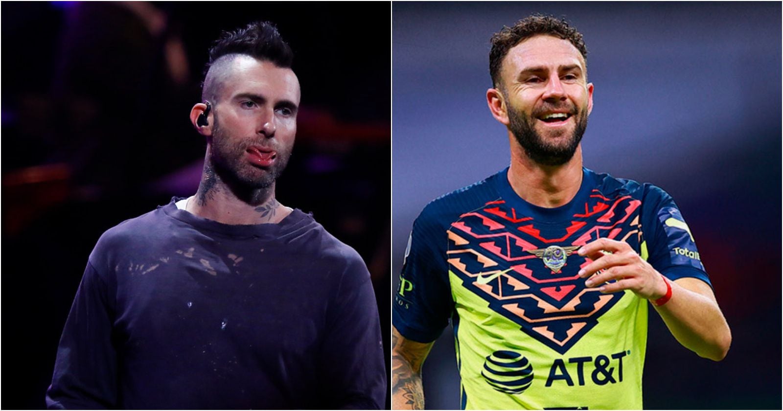 Adam Levine y Miguel Layún