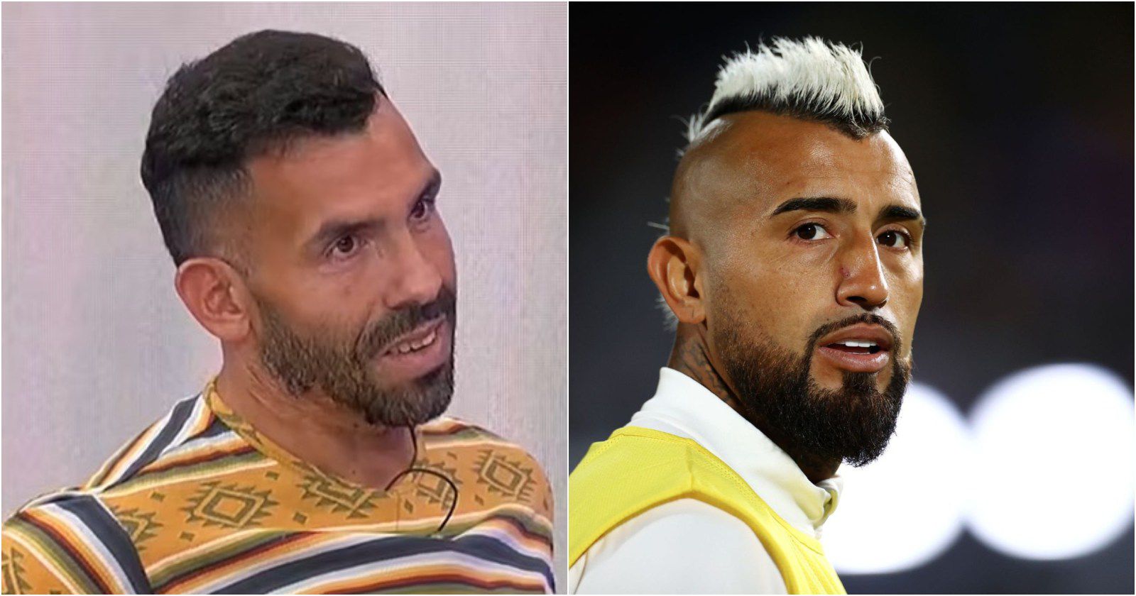 Tévez y Vidal