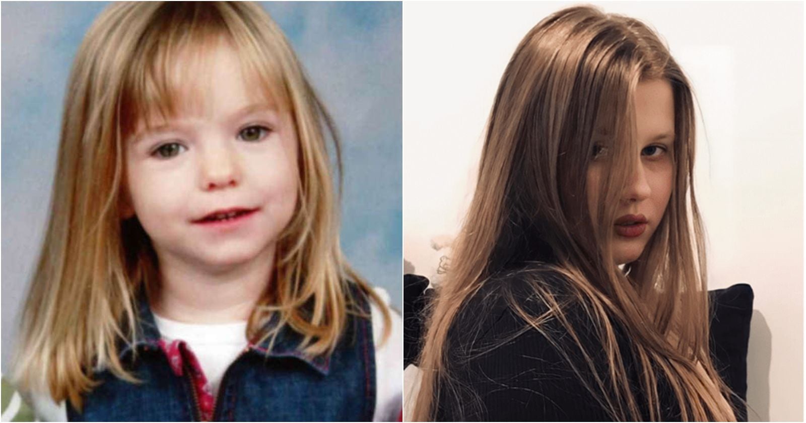 Madeleine McCann y Julia Faustyna