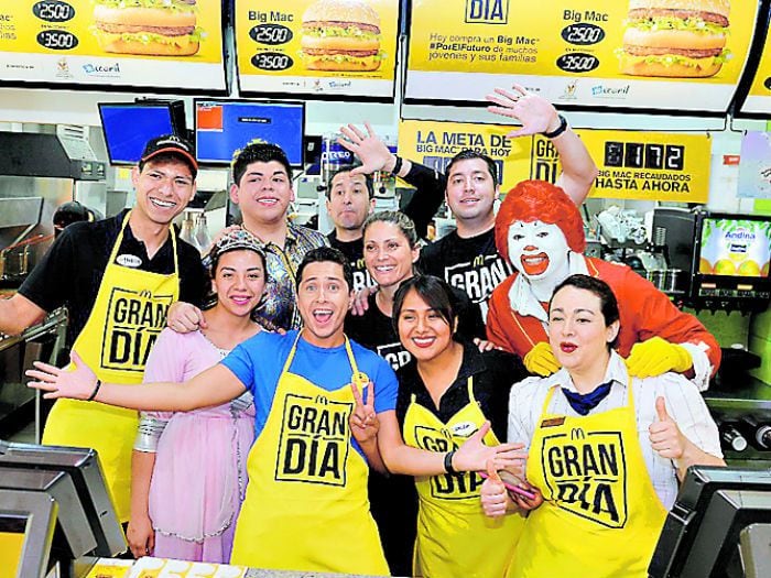 Cruzada solidaria de la Big Mac busca ayudar a Coanil y a Salas Familiares